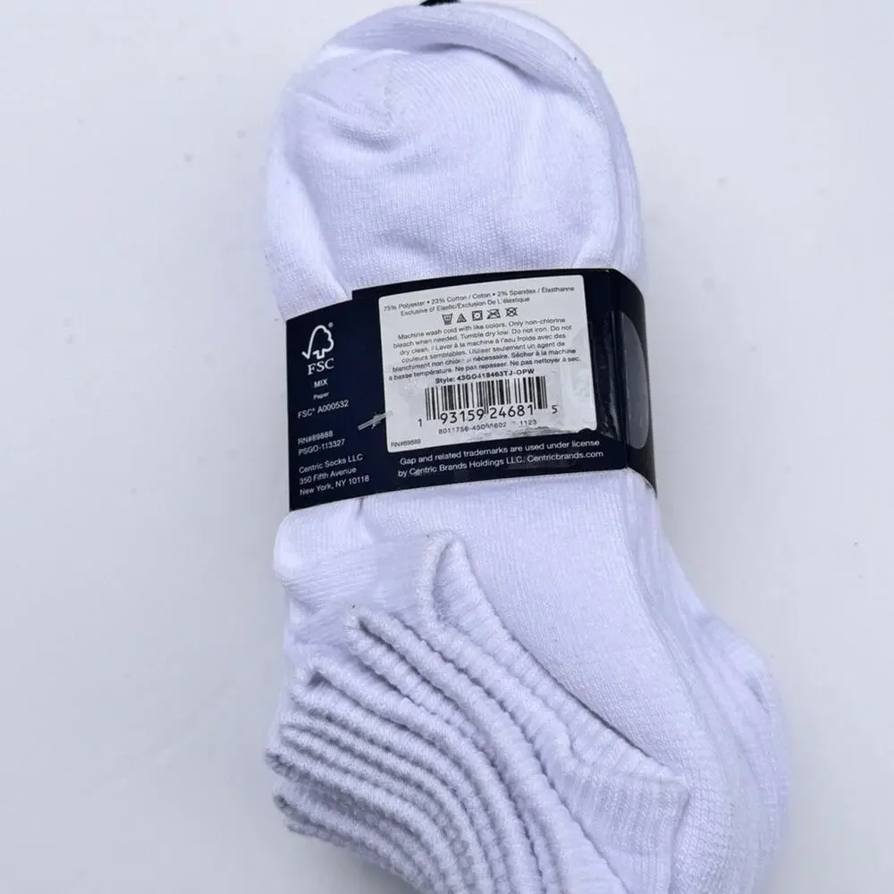 GAP Original Girls Low Cut Ankle Eight Pairs of Socks NWT Sz 4-10